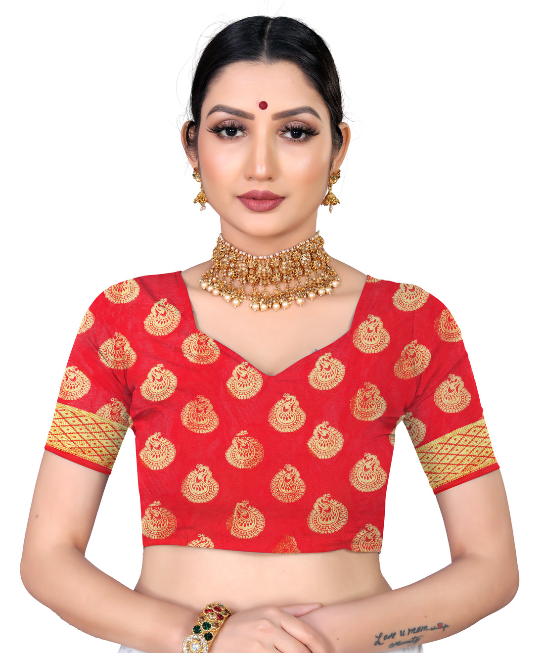 NavyBlue Banarasi Silk Saree With Diamond Work With Tassels