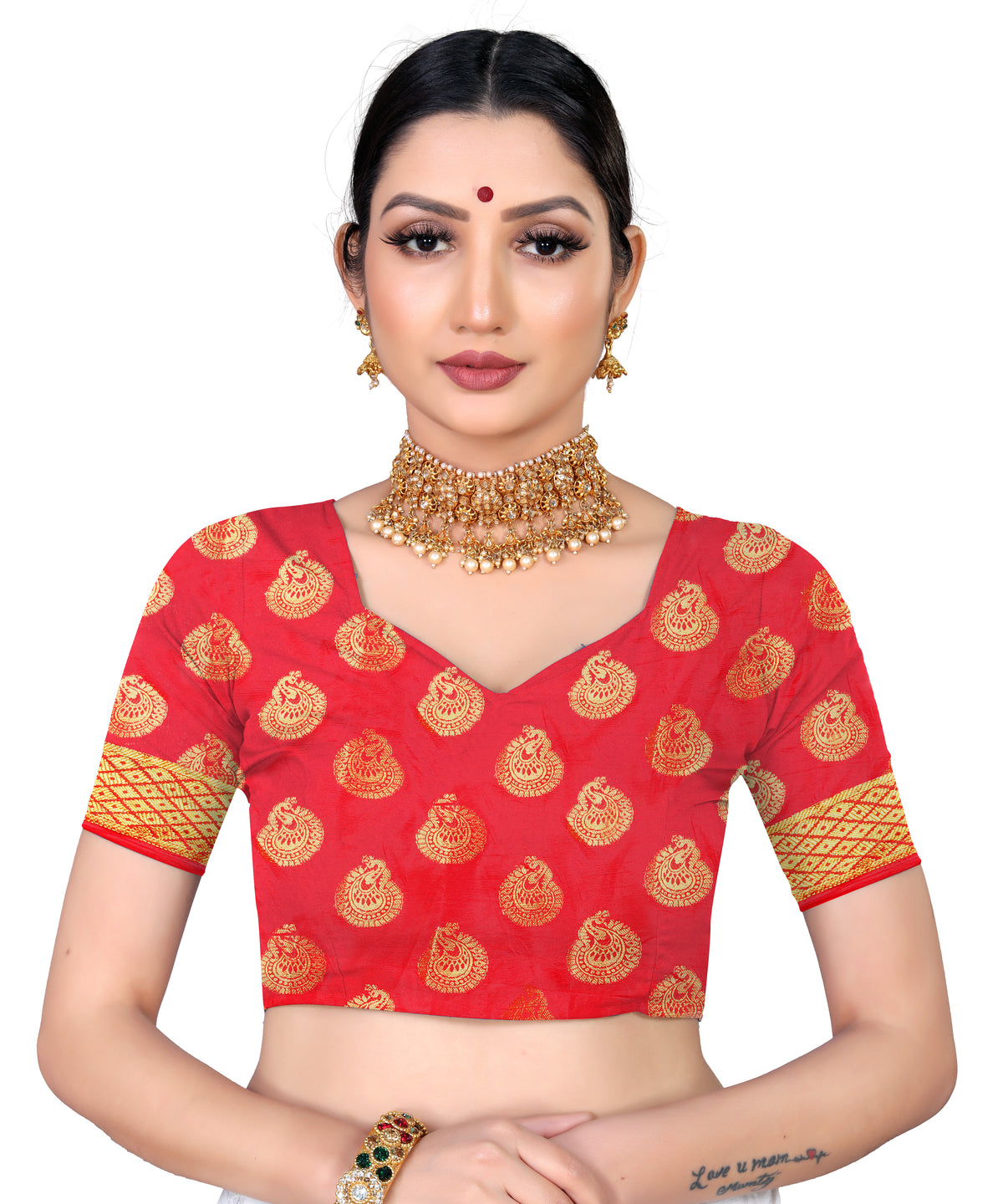 Yellow Banarasi Silk Saree With Diamond Work With Tassels