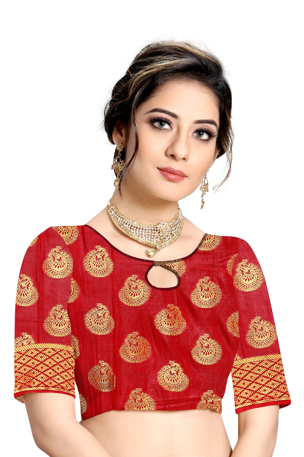 Yellow Banarasi Silk Saree